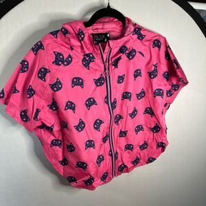 COOL CLUB GIRLS hooded Rain Cape - size 5